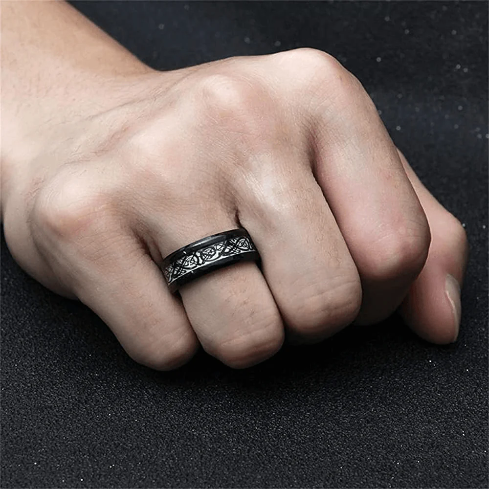 Dragon Pattern Ring - Image 4