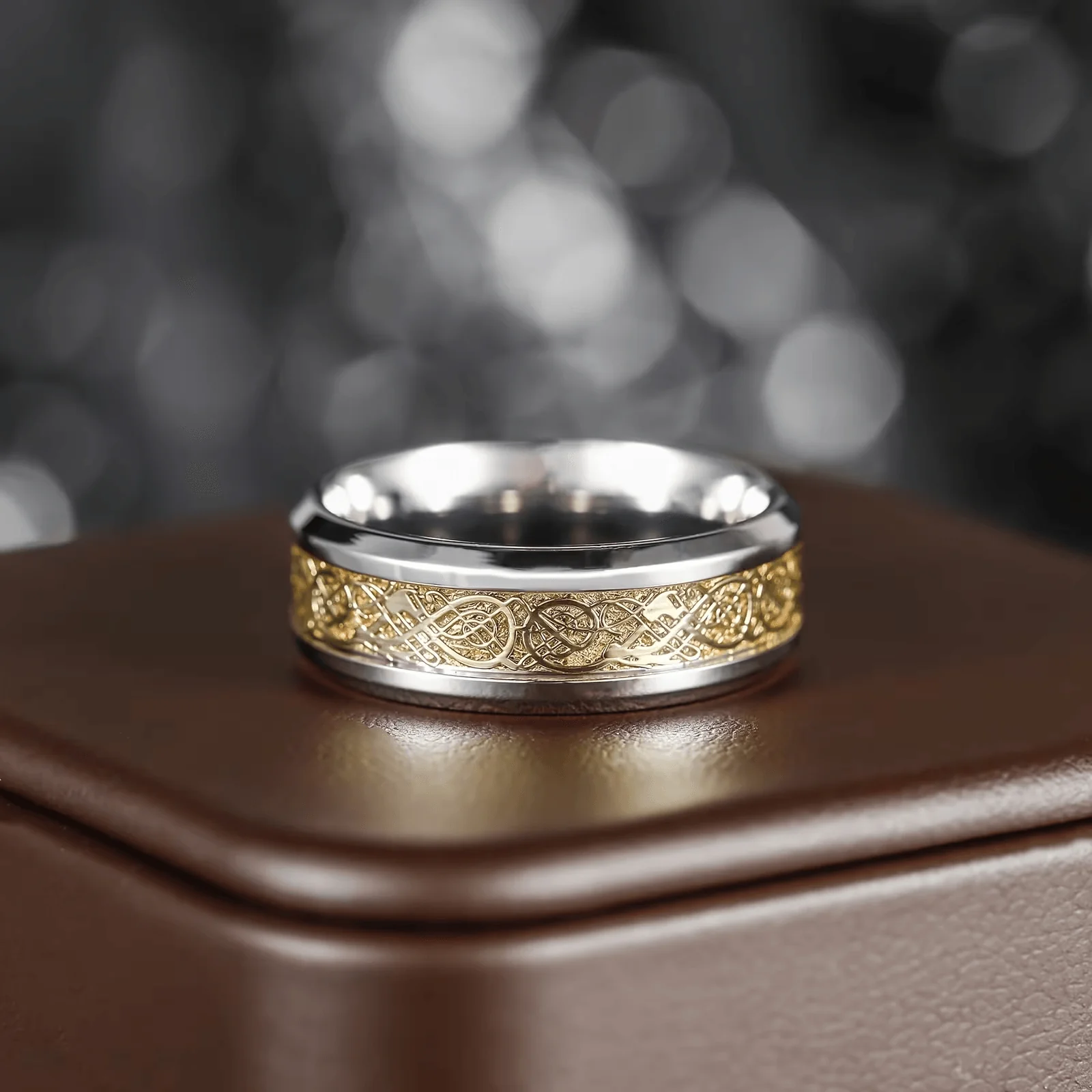 Dragon Pattern Ring - Image 8